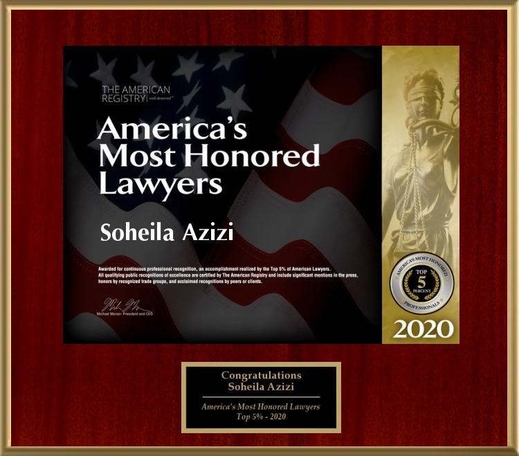 AAmerica's Most Honored Lawyers 2020 - Top 5%