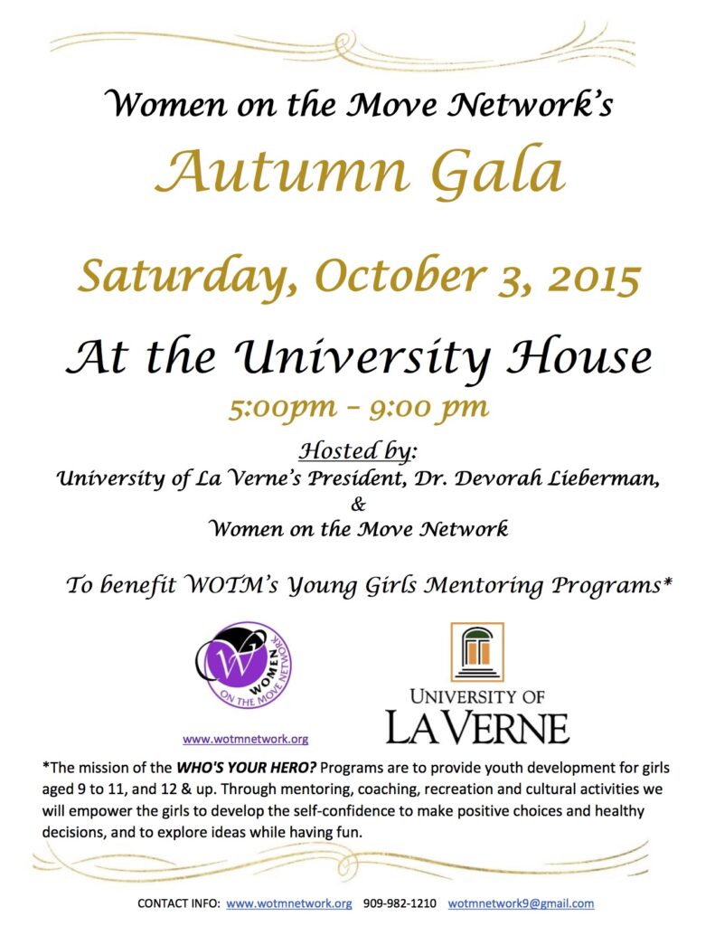 Save the Date for 2015 Autumn Gala