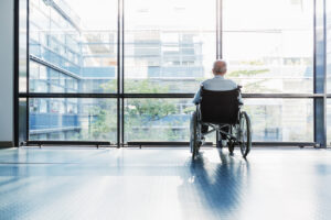 Senior Man in Wheelchair