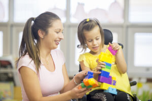 Little Girl in a Wheelchair